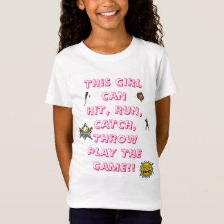 softbalmeiden, Softball.Softball Player Silhou... T-shirt