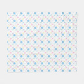 Softbalster Sterren Fleece Deken (Voorkant (Horizontaal))
