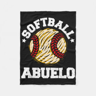 Softll Abuelo Distressed Vintage Funny Grandpa Gam Fleece Deken