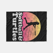 Softll And Turtles Women Or Girls Turtle  Fleece Deken (Voorkant (Horizontaal))