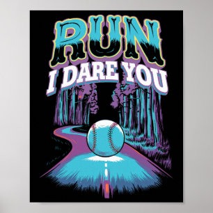 Softll Catcher Run Ik daag je uit Design _1 Poster