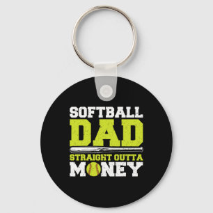Softll Dad Straight Out Geld Grappig Sleutelhanger