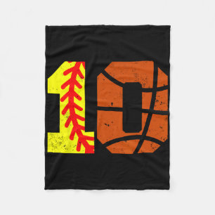 Softll Sketll Nummer 10 Jersey Grappige 10e Verjaa Fleece Deken