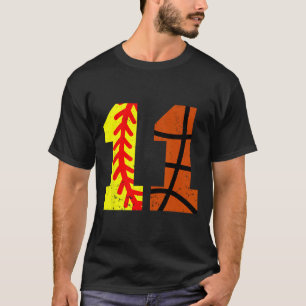 Softll Sketll Nummer 11 Jersey Grappige 11e Verjaa T-shirt
