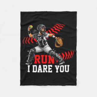 Softll Vangst Run I Dare You Ontwerp Voor Meisjes  Fleece Deken