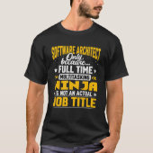 Software Architect Functie Titel functie Software  T-shirt (Voorkant)