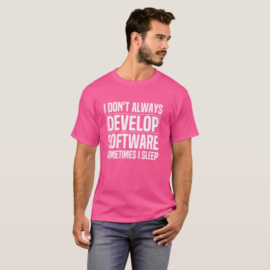 Software Developer Coder Programmer Engineer Speci T-shirt (Voorkant volledig)
