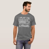 Software Developer Musical Instrument C Java T-shirt (Voorkant volledig)