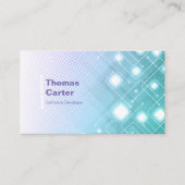 Software Developer Programer International Card Visitekaartje (Voorkant)