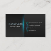 Software Developer Programer International Card Visitekaartje (Achterkant)