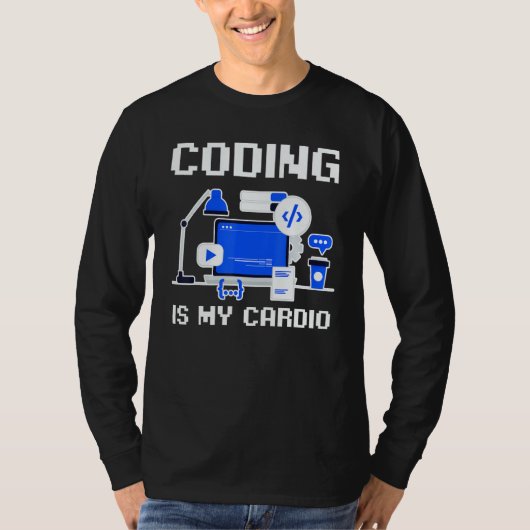 Software Developer Programmer Coder Coding Is My C T-shirt (Voorkant)