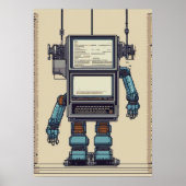 Software Developer Programmer Coding Tech Geek Com Poster (Voorkant)