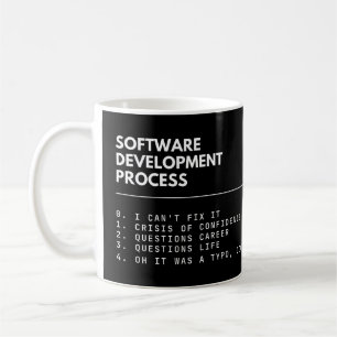 Software Development Process Funny Programmer Koffiemok