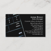 Software en computers visitekaartje (Voorkant)