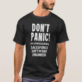 Software engineer bij Salesforce T-shirt (Voorkant)