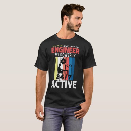 Software Engineer Coder Programmer Swea T-shirt (Voorkant volledig)