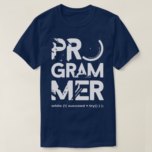 Software Engineer Codering voor programmeur 4 T-shirt (Design voorkant)