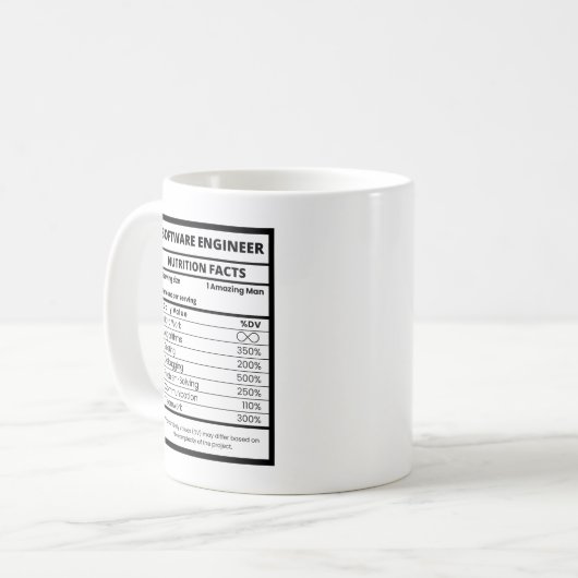 Software Engineer Cool Tech Enthousiast Koffiemok (Voorkant links)