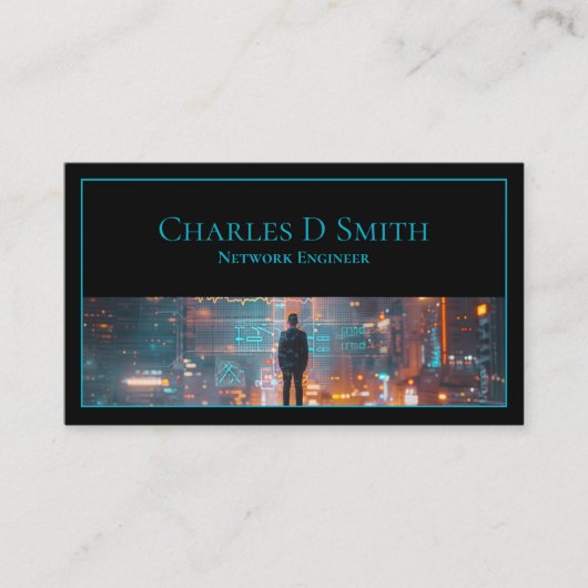 Software Engineer Cyber Security Visitekaartje (Voorkant)