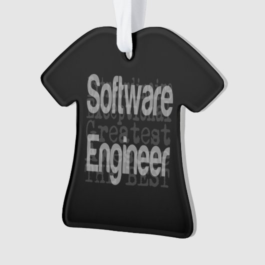 Software engineer extraordinaire ornament (voorkant)