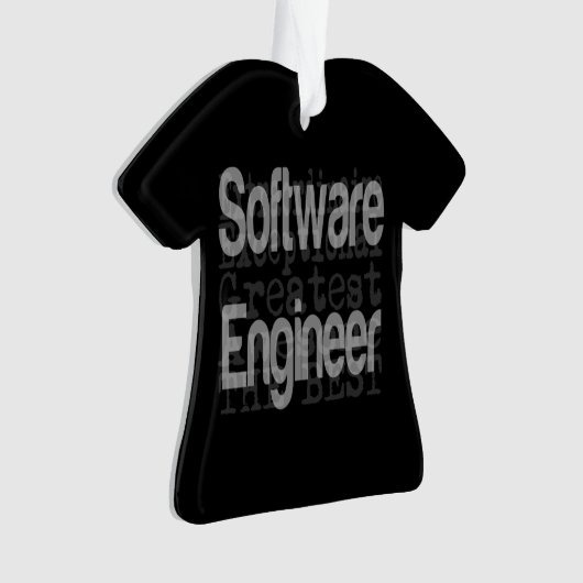 Software engineer extraordinaire ornament (voorkant)