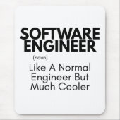 Software Engineer, grappige techniek Muismat (Voorkant)