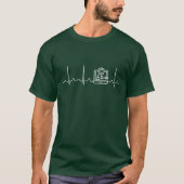 Software engineer hartslag t-shirt (Voorkant)