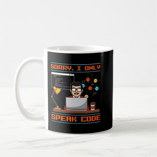 Software engineer programmeur ontwikkelingscode ne koffiemok (Links)
