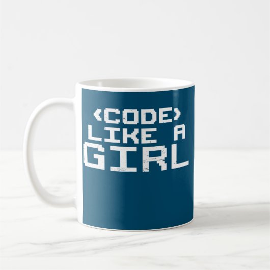 Software Engineer Programming Code als een Koffiemok (Links)