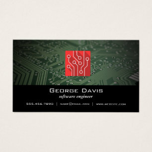 Software engineer   Technische Logo Visitekaartje
