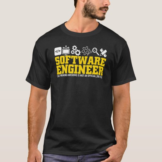 Software Engineering Geek voor software engineer T-shirt (Voorkant)