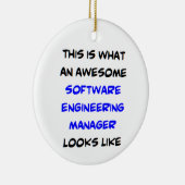 software engineering manager, geweldig keramisch ornament (Rechts)