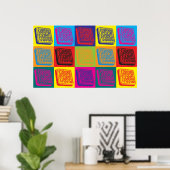 Software Engineering Pop Art Poster (Thuiskantoor)