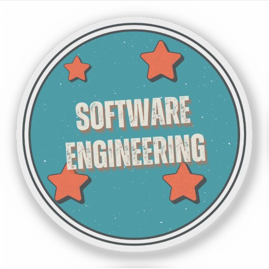 Software Engineering Sticker (Voorkant)