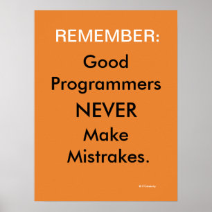 Software Programmer Funny Computer Slogan Joke Poster