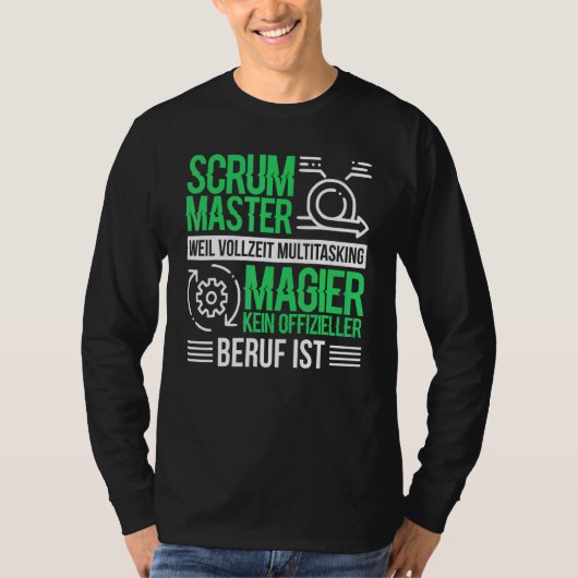 Software Puppet Chefs Agile Scrum Master T-shirt (Voorkant)