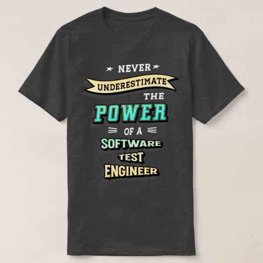 Software Test Engineer T-shirt (Design voorkant)