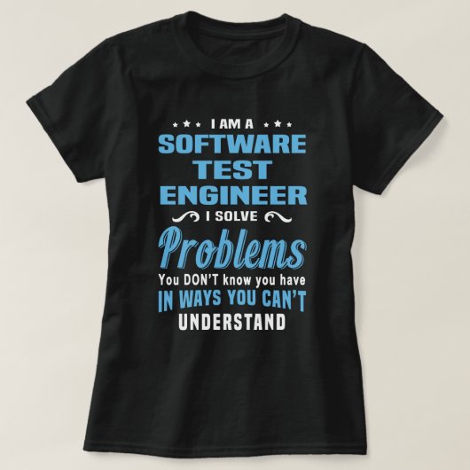 Software Test Engineer T-shirt (Design voorkant)