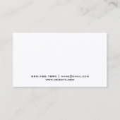 Softwarecodeur | Ontwikkelaarstechnologie Visitekaartje (Achterkant)