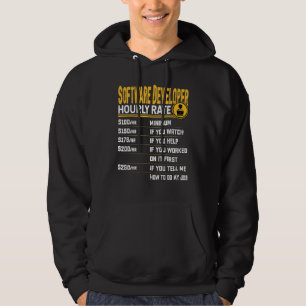 Softwareontwikkelaar Uurtarief Softwareprogramma Hoodie