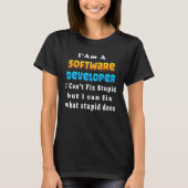 softwareontwikkelaarprogramma t-shirt (Voorkant)