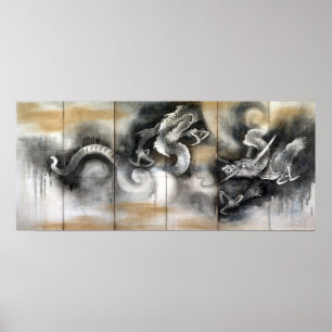 Soga Nichokuan Dragon en Tiger Poster