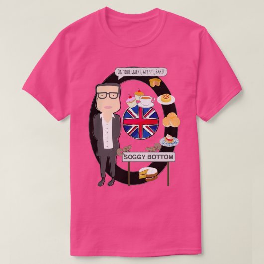 Soggy bottom t-shirt (Design voorkant)