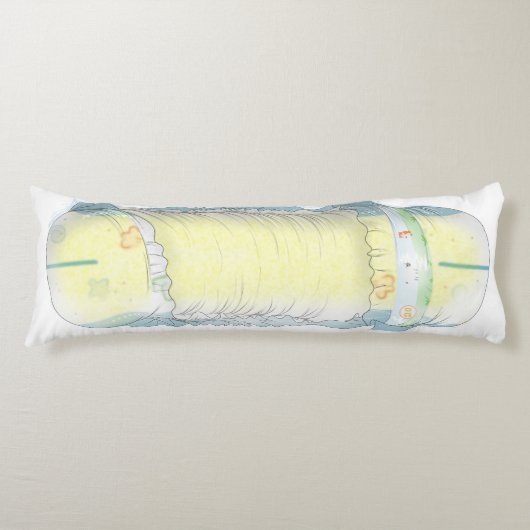 Soggy diaper pillow lichaamskussen (Voorkant)