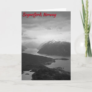 Sognefjord, Noorwegen Kaart