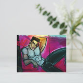 Soho Hunk Briefkaart (Staand voorkant)