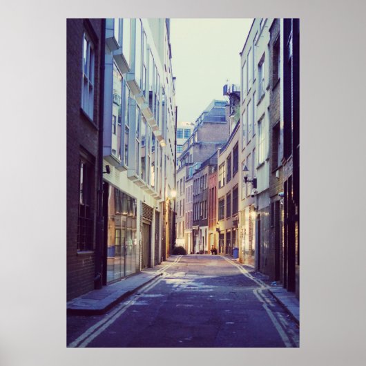 Soho London Street Poster (Voorkant)