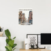 SoHo Manhattan Poster (Thuiskantoor)