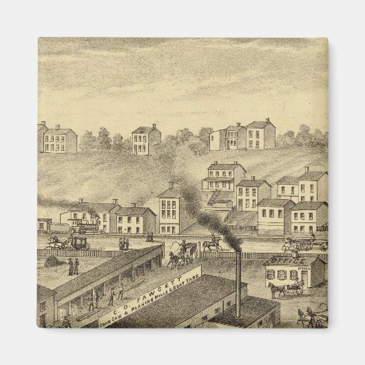 Soho Saw and Planing Mills and Barge Yards Magneet (Voorkant)