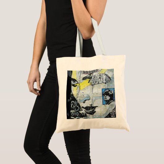 Soho Wall Art Girl Face Canvas tas (Voorkant (product))